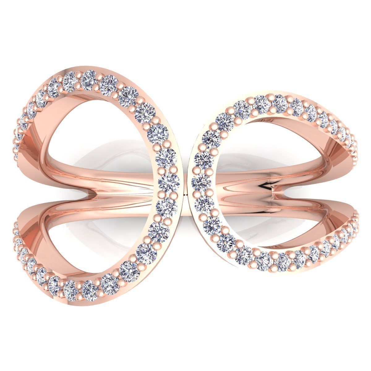 Diamond Ring 3D print model_7