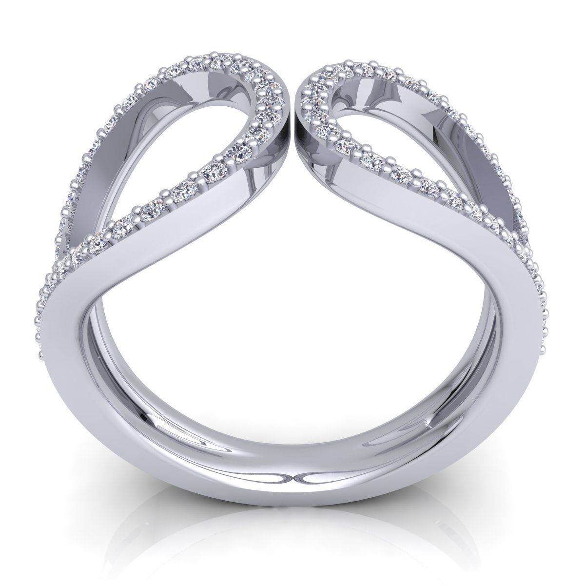 Diamond Ring 3D print model_5