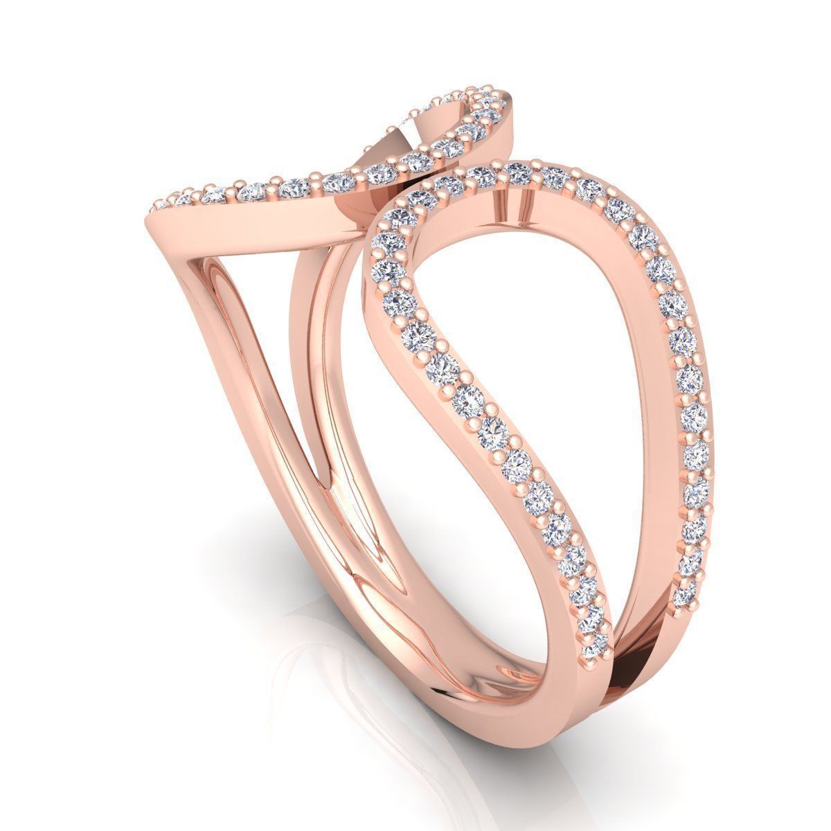 Diamond Ring 3D print model_10
