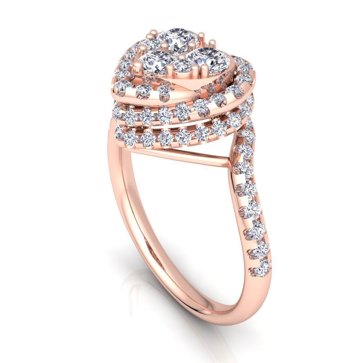 Diamond Ring 3D print model_10