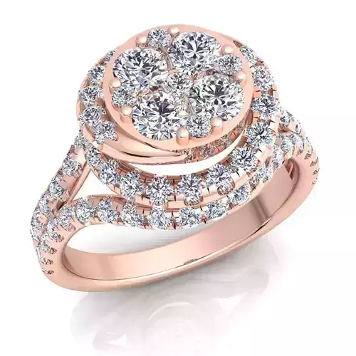Diamond Ring 3D print model