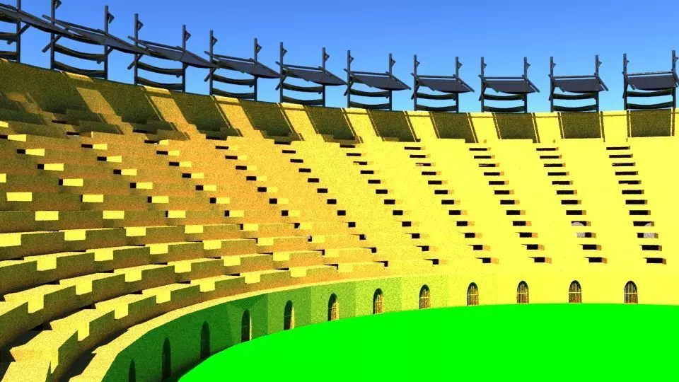 STADIUM1 coliseum in italy - coliseum in italy 3D model