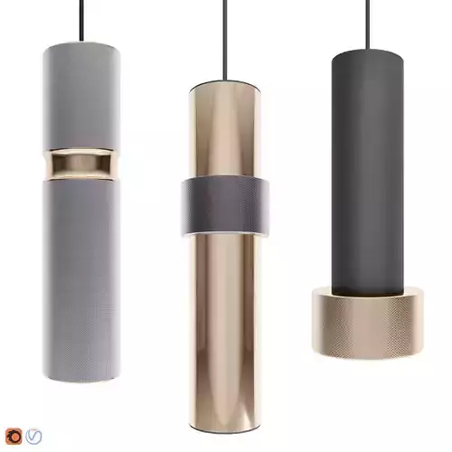 RYBBI pendants set by WARREN HOUSE 3D model