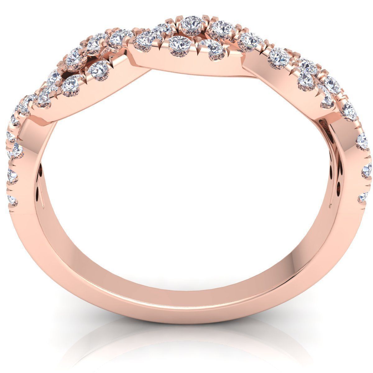 Diamond Ring 3D print model_4