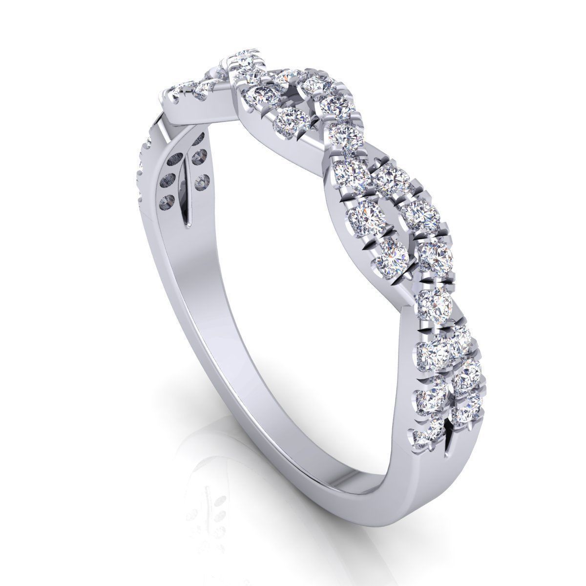 Diamond Ring 3D print model_11
