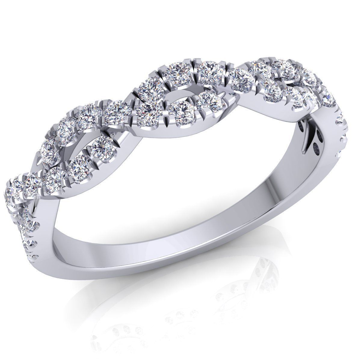 Diamond Ring 3D print model_2