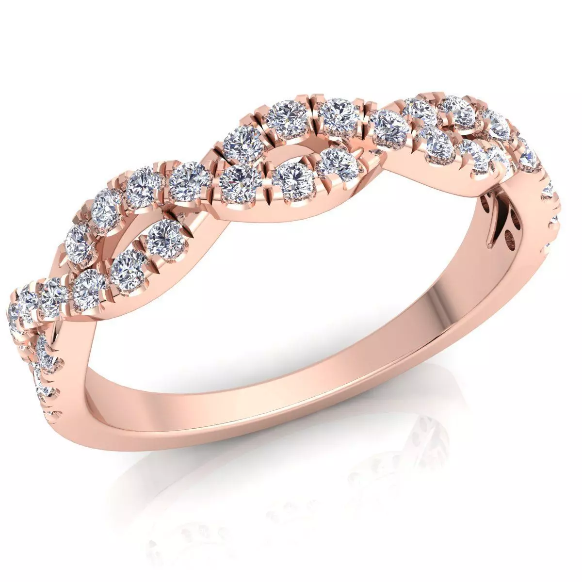 Diamond Ring 3D print model_0