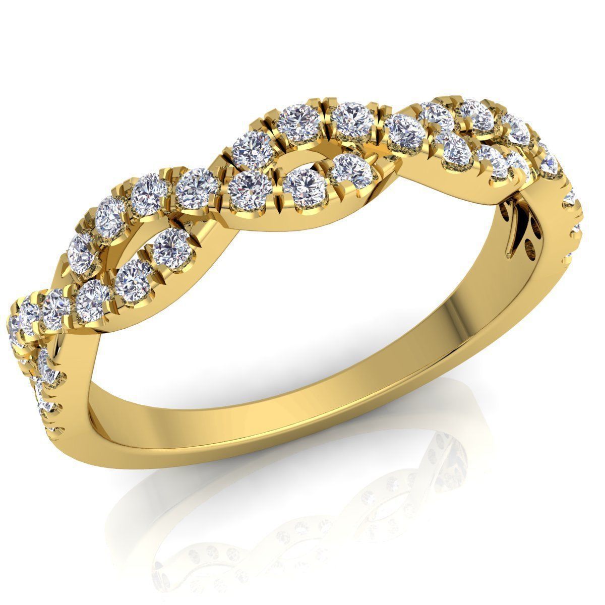 Diamond Ring 3D print model_1