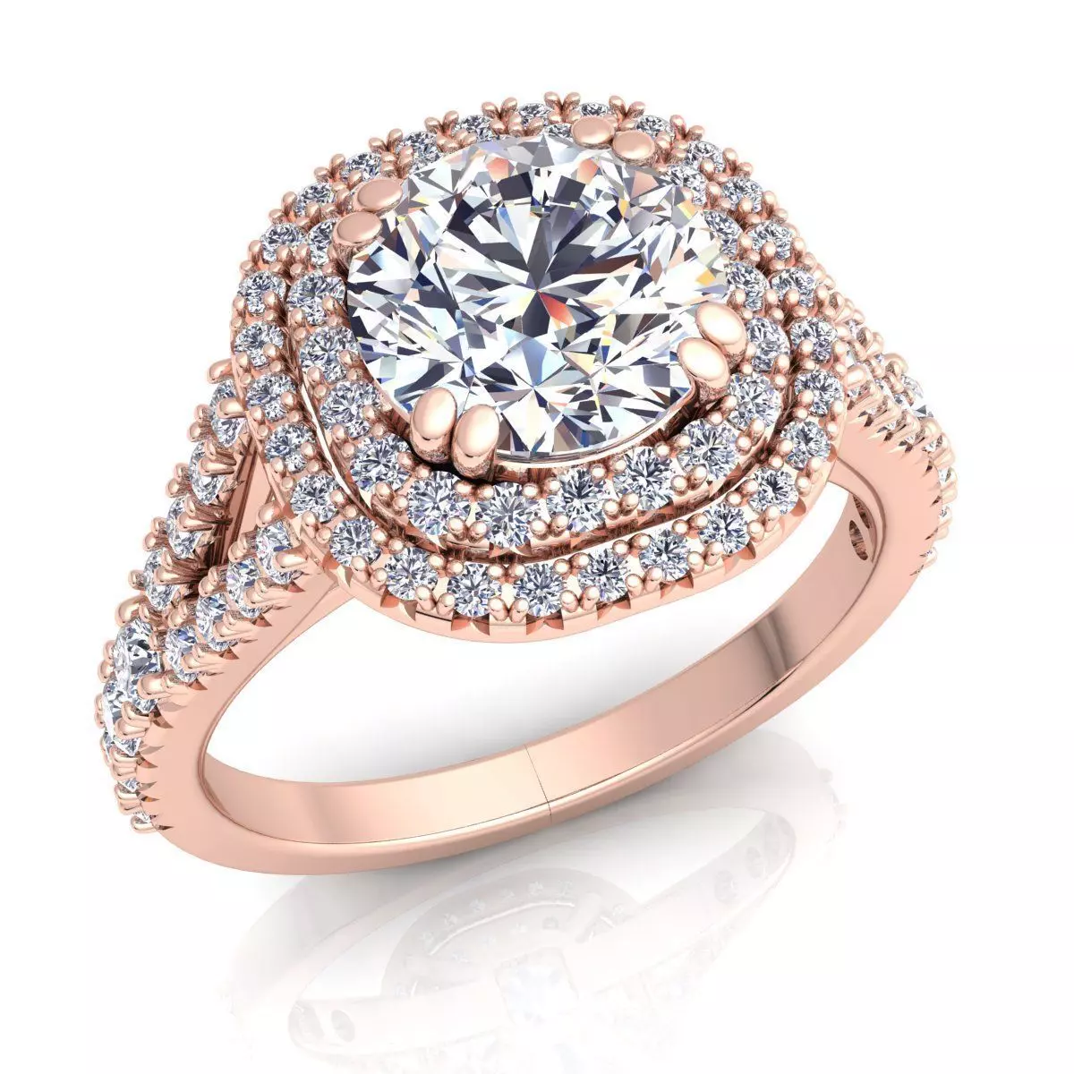 Diamond Ring 3d Model Print 3D print model_2