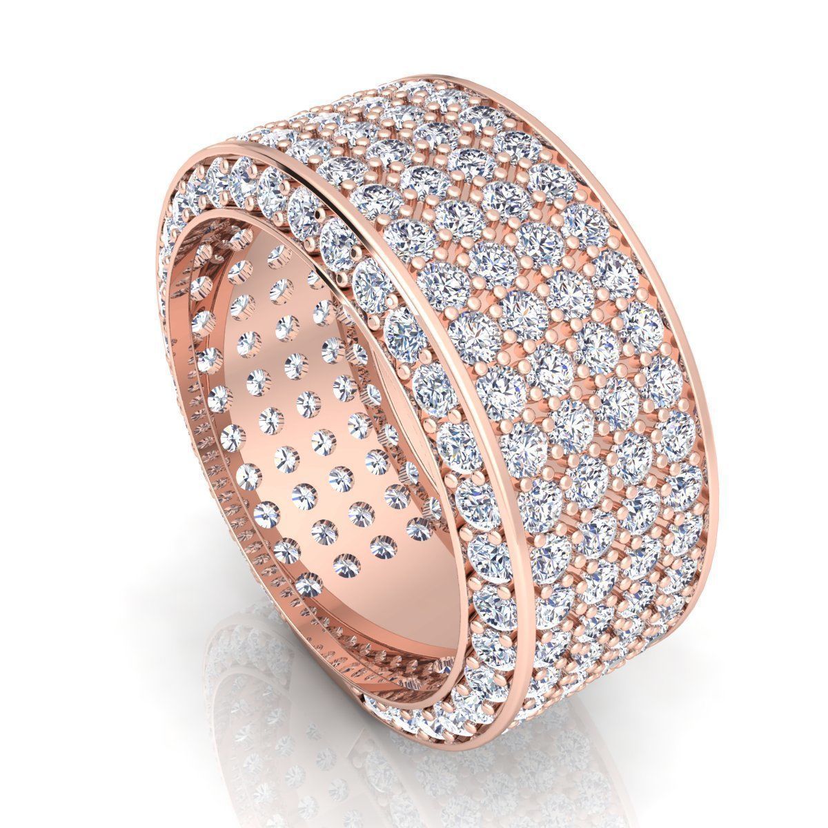 Diamond Ring 3d Model Print  3D print model_10