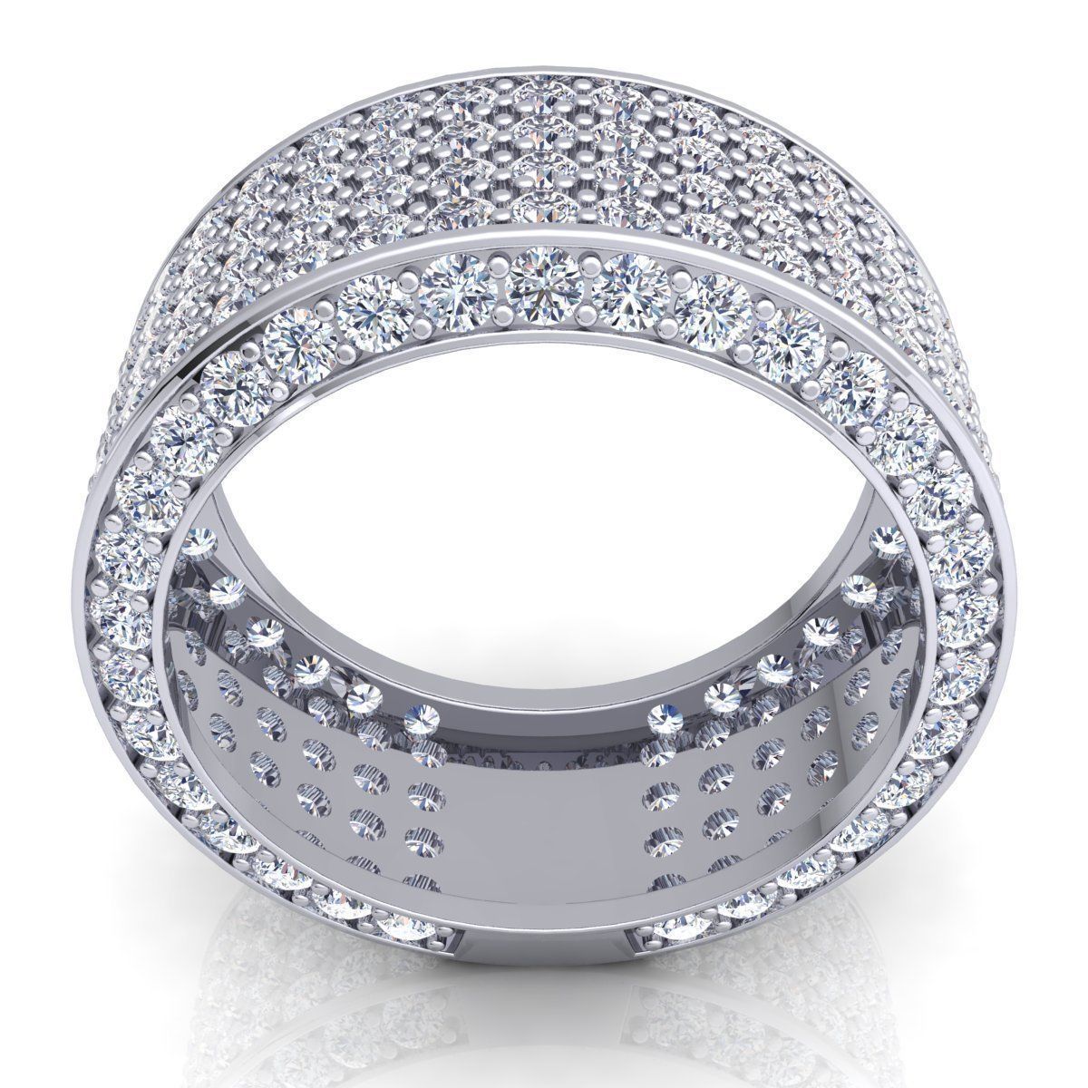 Diamond Ring 3d Model Print  3D print model_5
