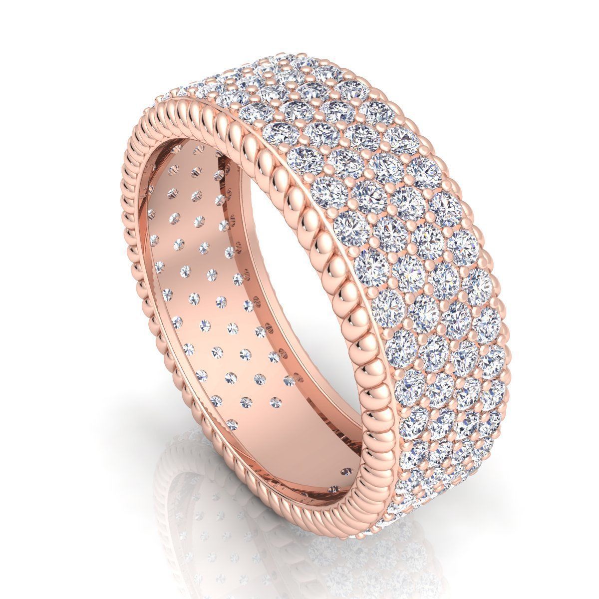 Diamond Ring 3d Model Print  3D print model_10