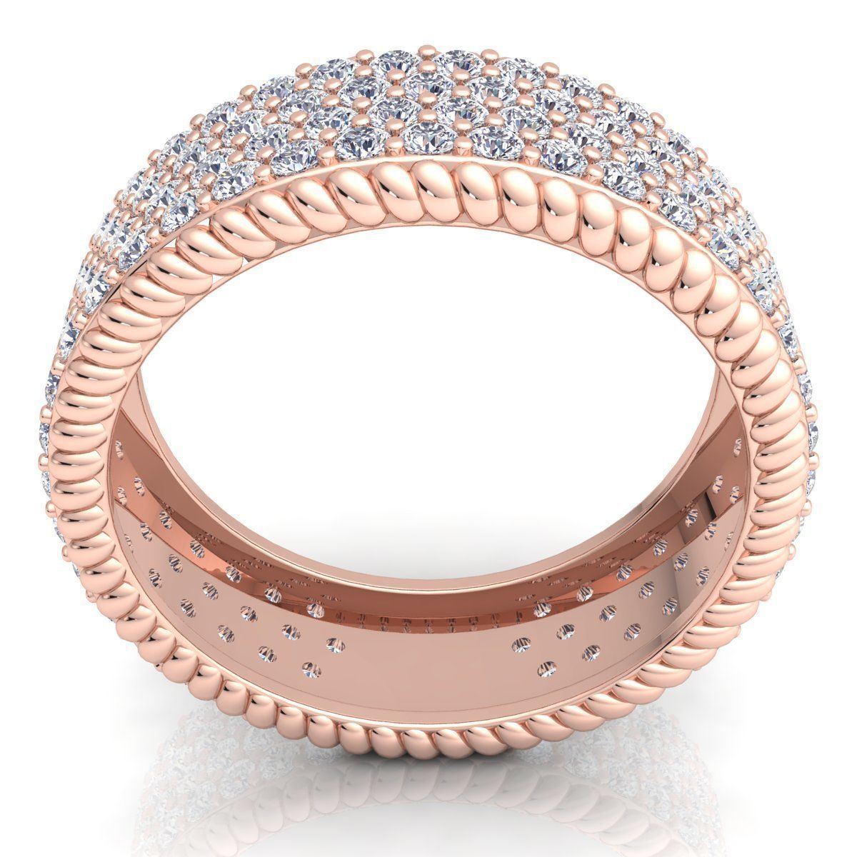 Diamond Ring 3d Model Print  3D print model_4