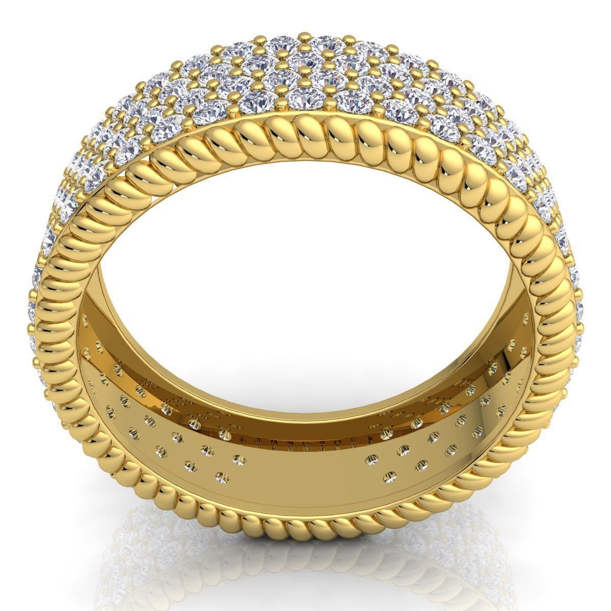 Diamond Ring 3d Model Print  3D print model_3