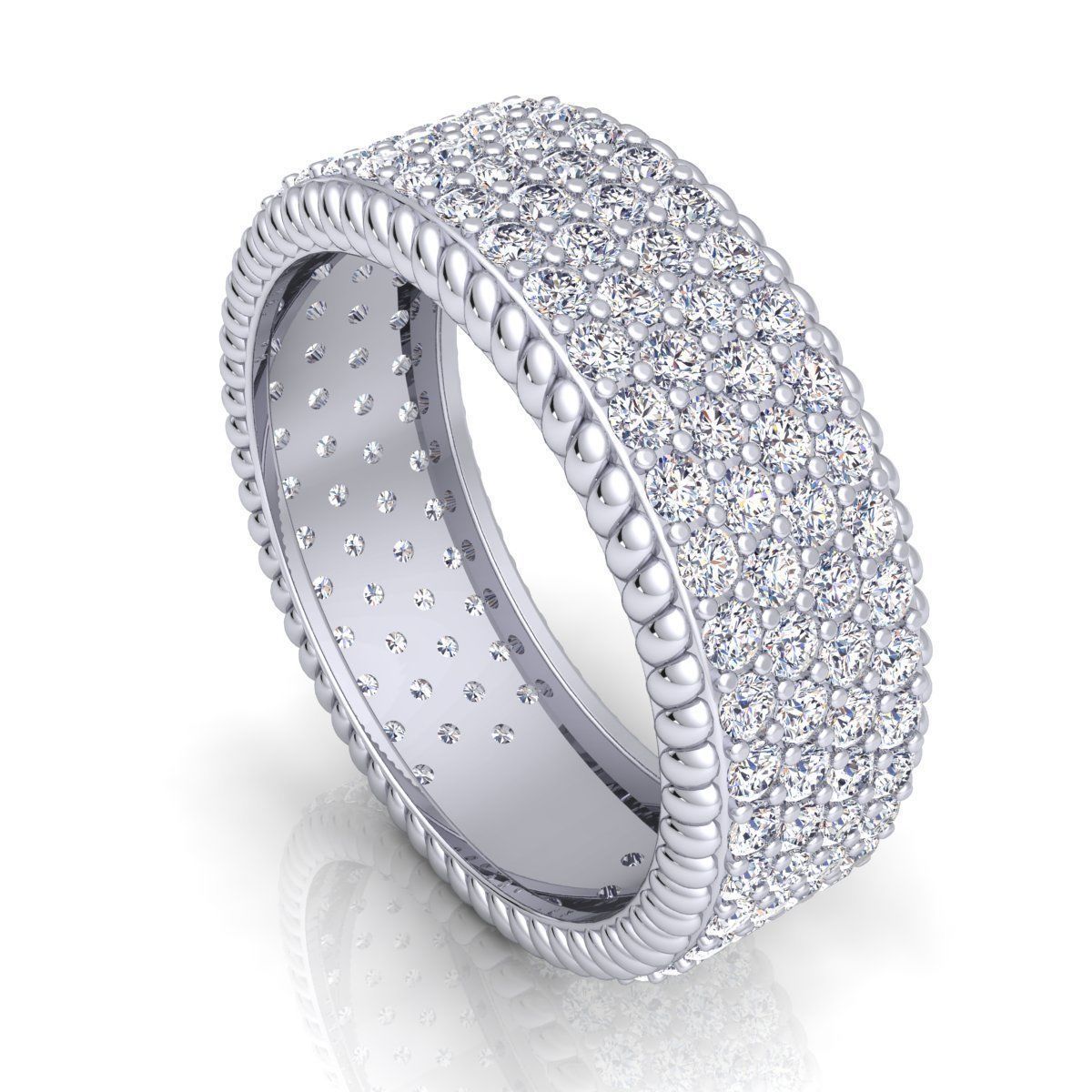 Diamond Ring 3d Model Print  3D print model_11