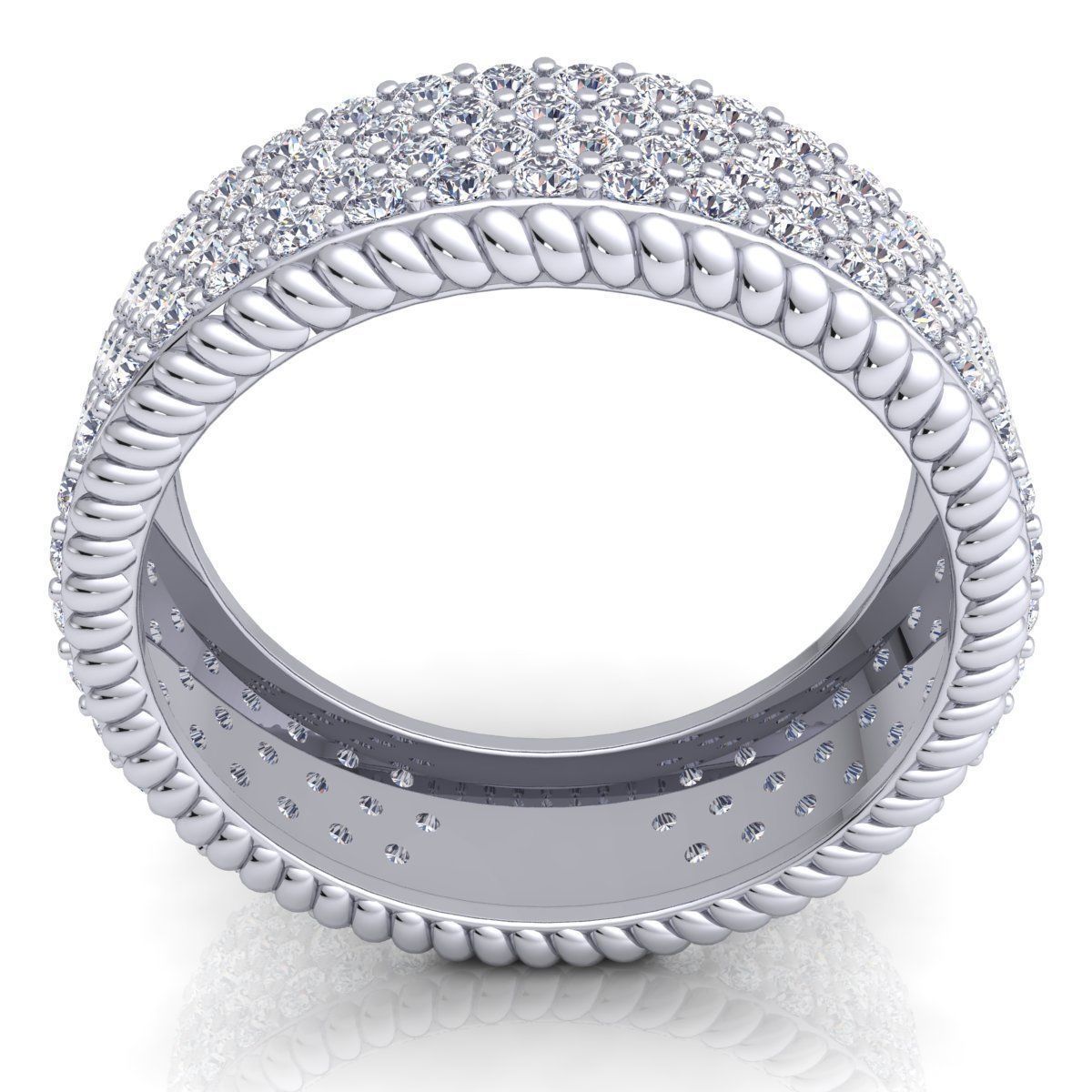Diamond Ring 3d Model Print  3D print model_5