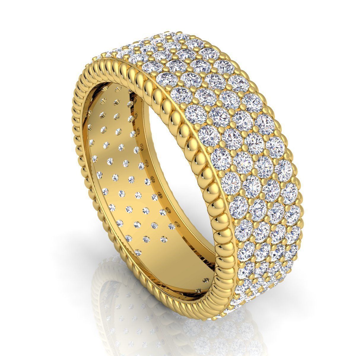 Diamond Ring 3d Model Print  3D print model_9
