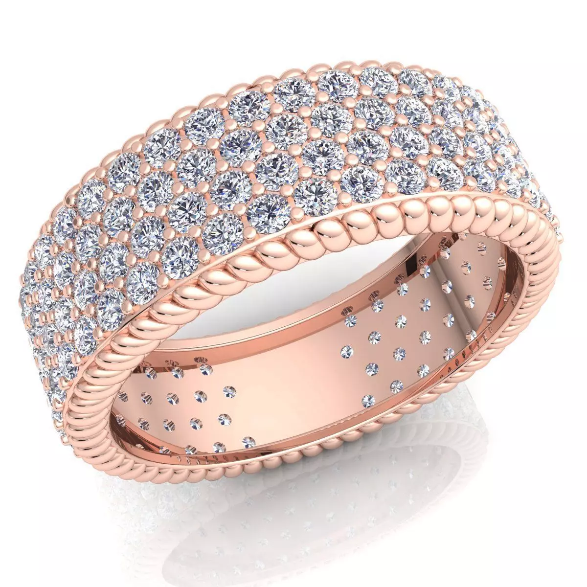 Diamond Ring 3d Model Print  3D print model_0