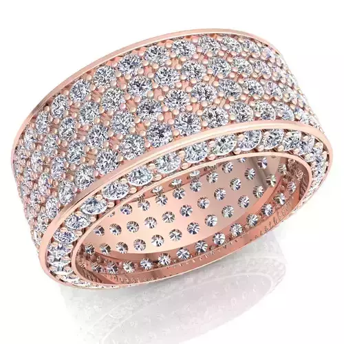 Woman Diamond Ring 3d Model Print  3D print model