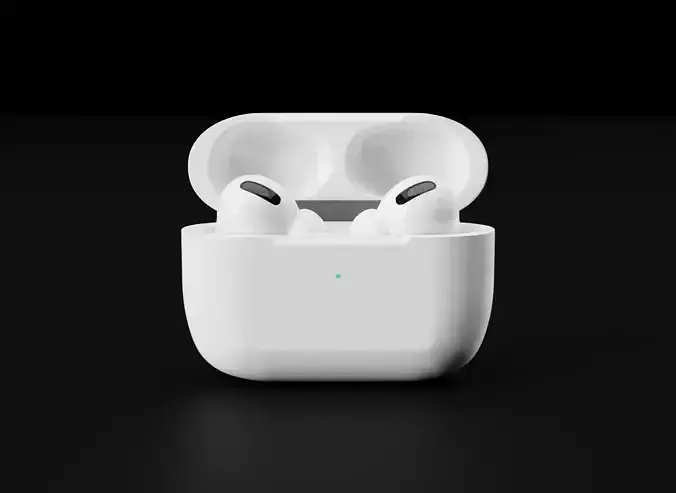 Apple Airpods Pro In Official Color 3D model
