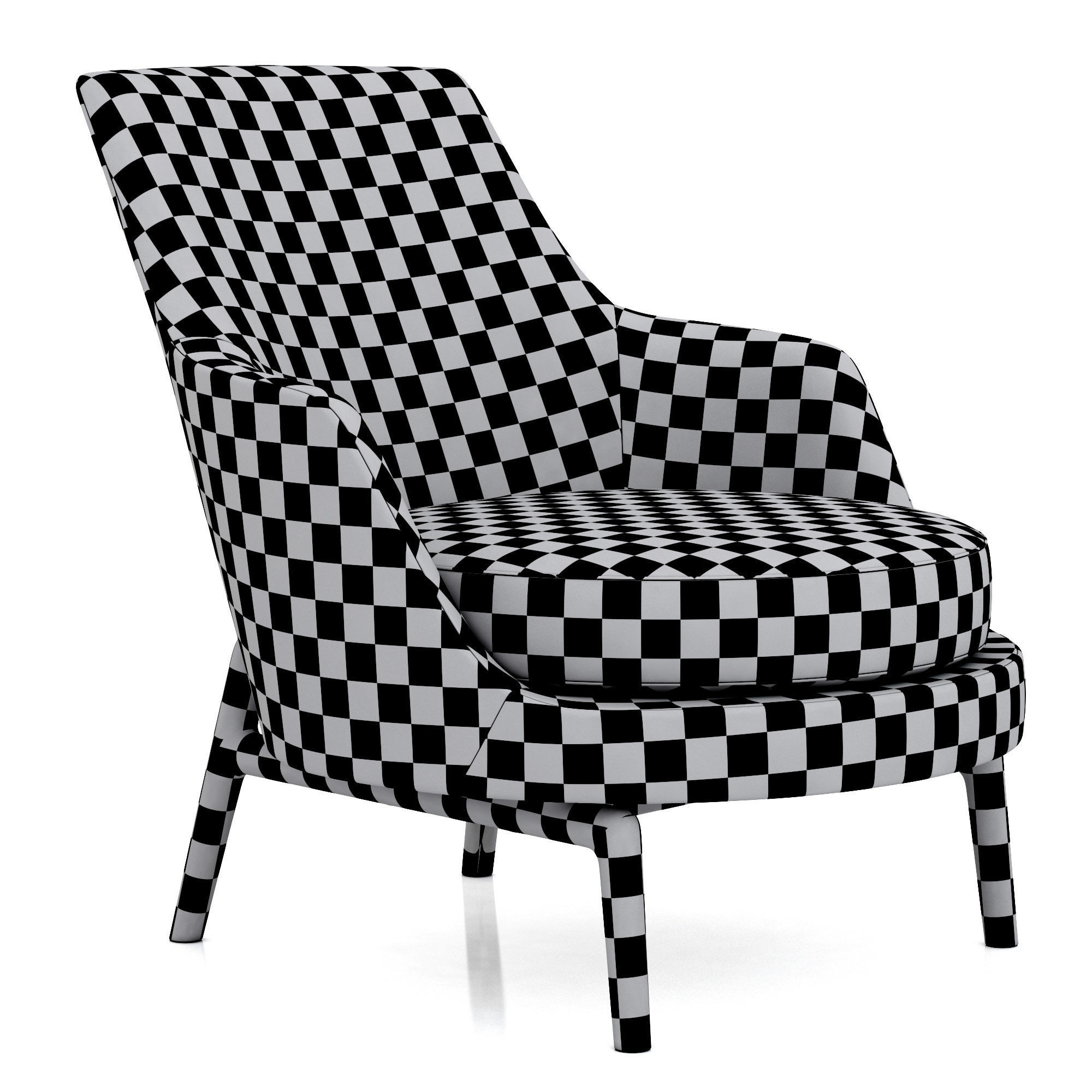 Flexform Leda 3D model_7