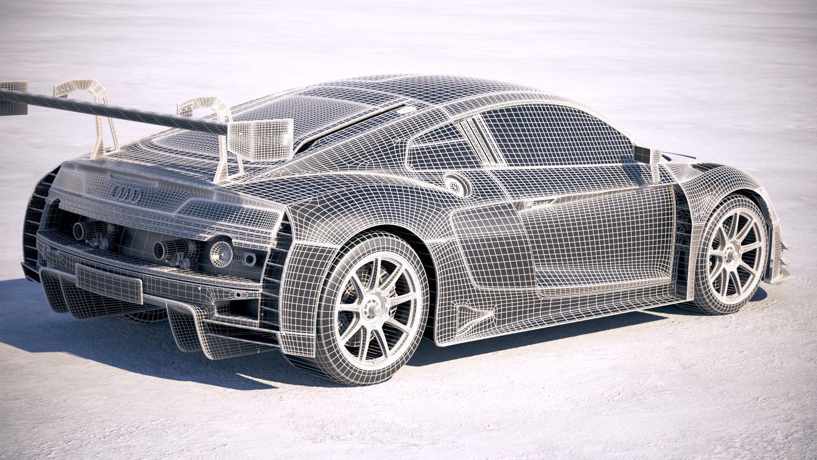 Audi R8 LMS GT3 2020 3D model_25