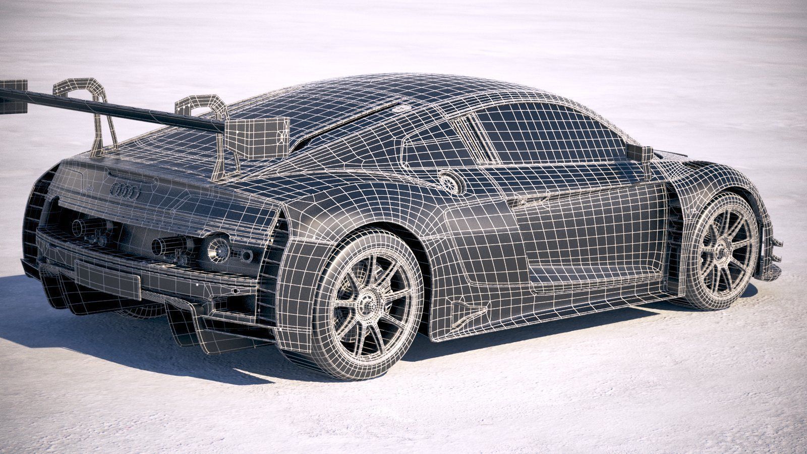 Audi R8 LMS GT3 2020 3D model_27