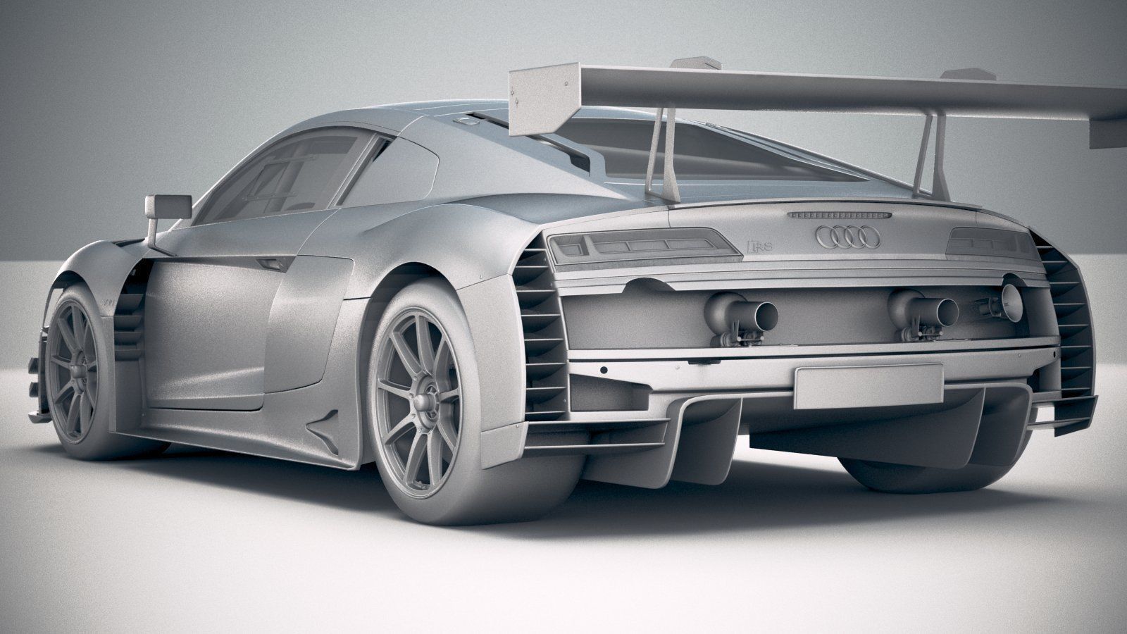Audi R8 LMS GT3 2020 3D model_23