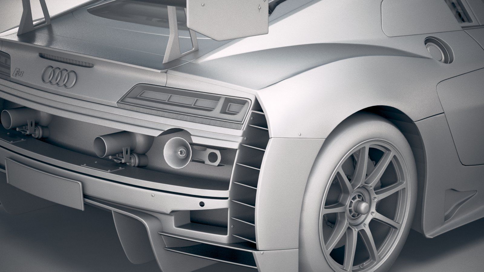 Audi R8 LMS GT3 2020 3D model_19