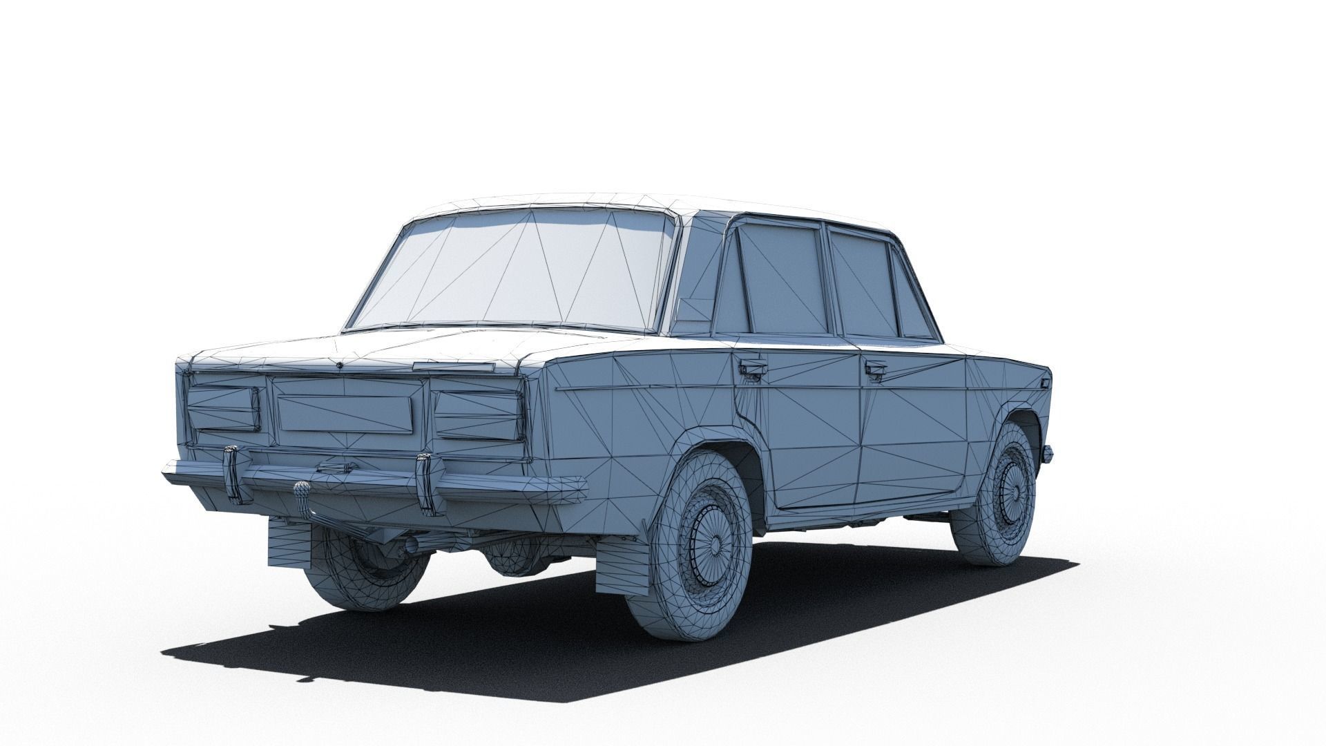 Pack of Ladas Low-poly 3D model_19