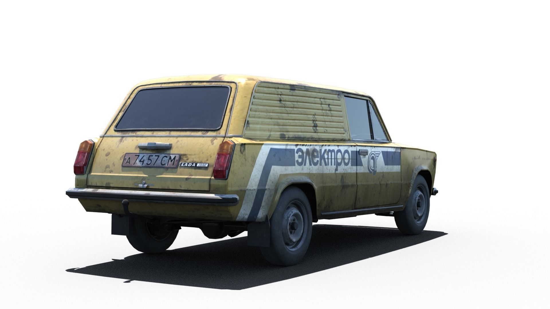 Pack of Ladas Low-poly 3D model_14