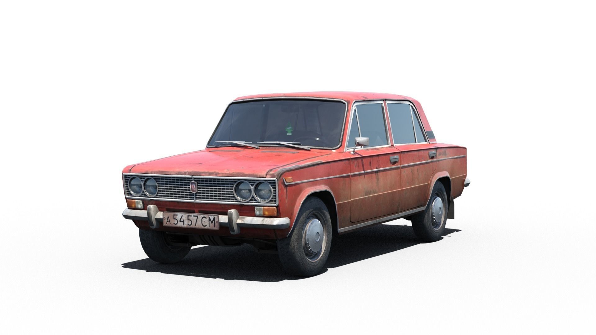 Pack of Ladas Low-poly 3D model_16