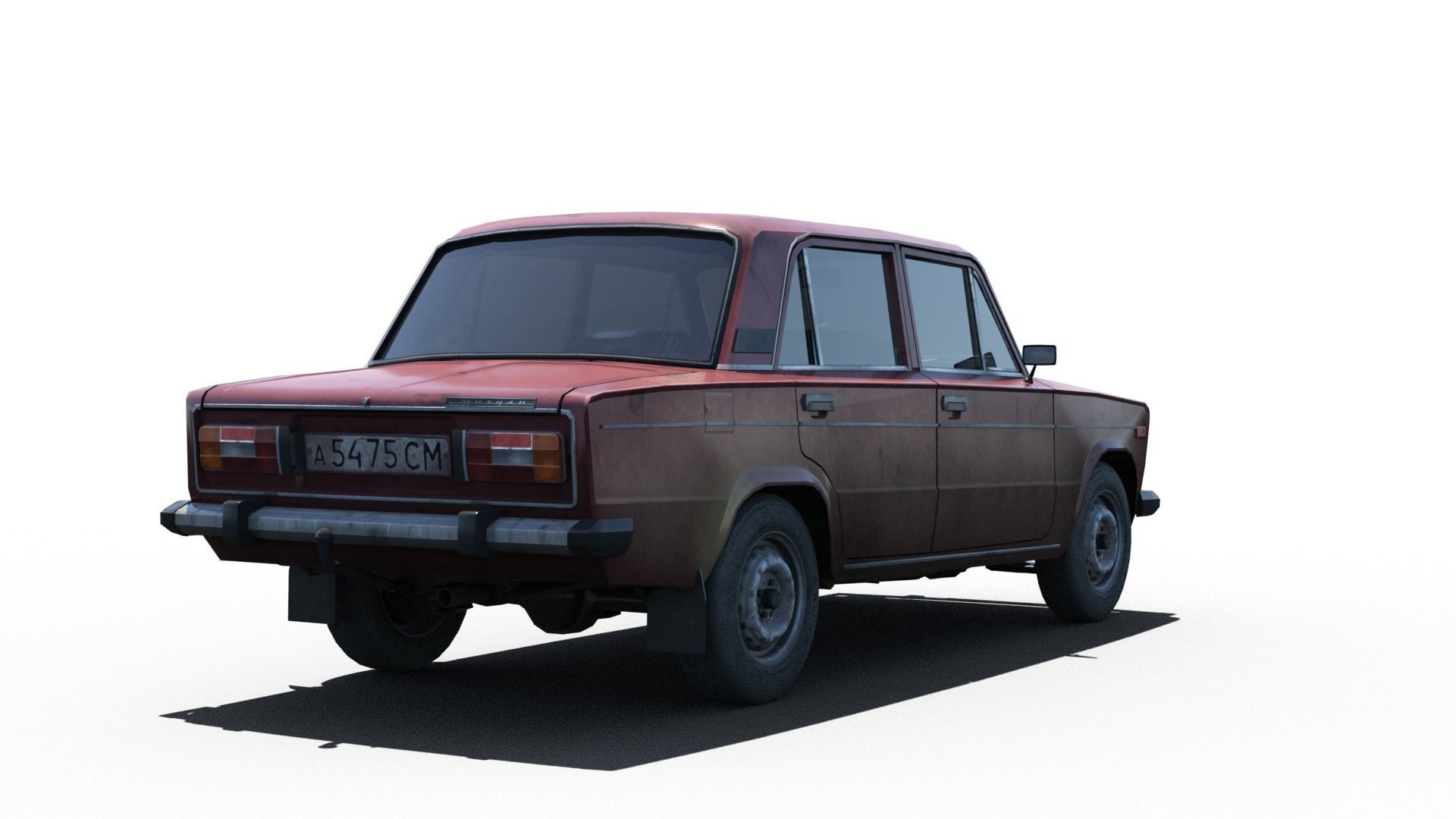 Pack of Ladas Low-poly 3D model_22