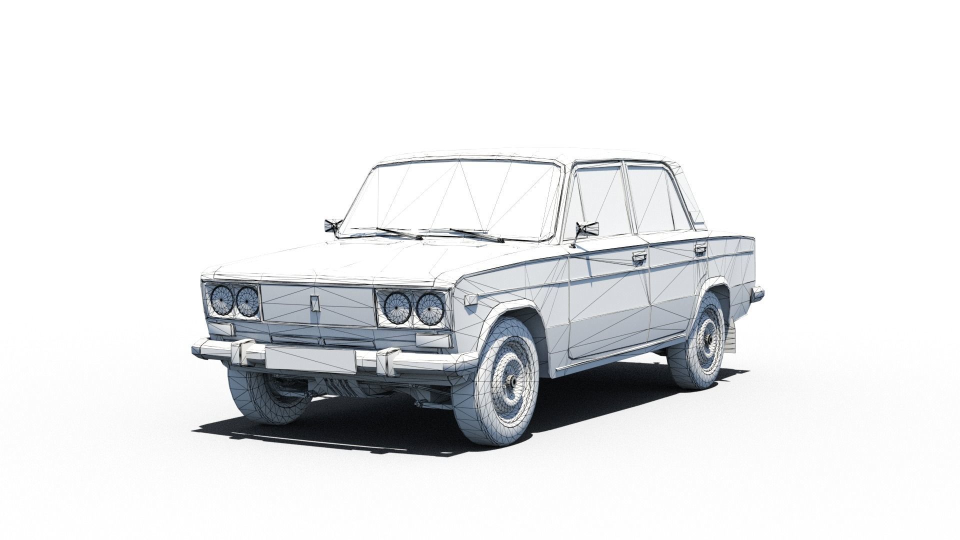 Pack of Ladas Low-poly 3D model_21