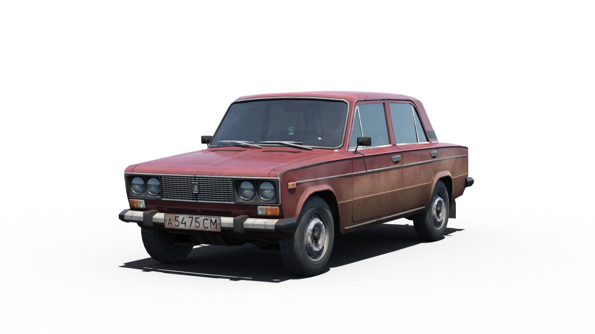 Pack of Ladas Low-poly 3D model_20