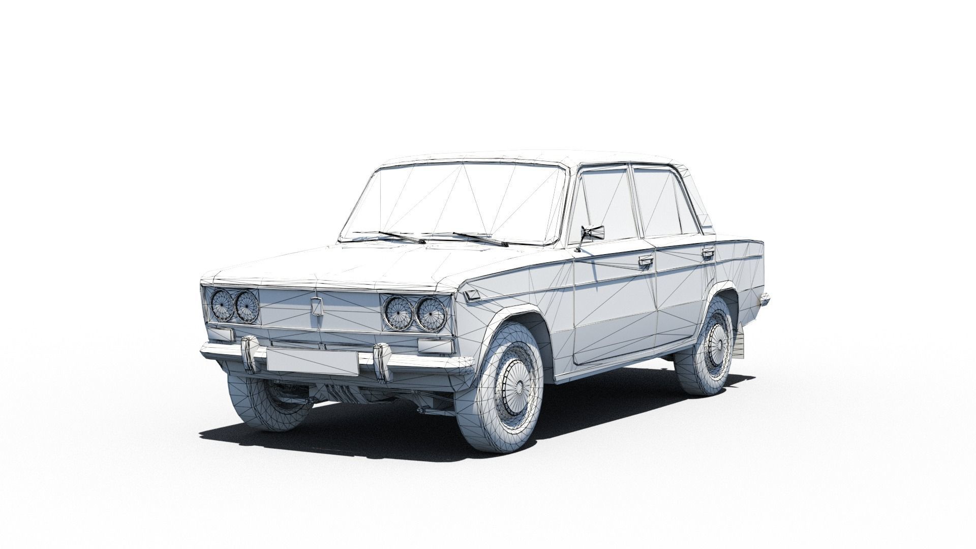 Pack of Ladas Low-poly 3D model_17
