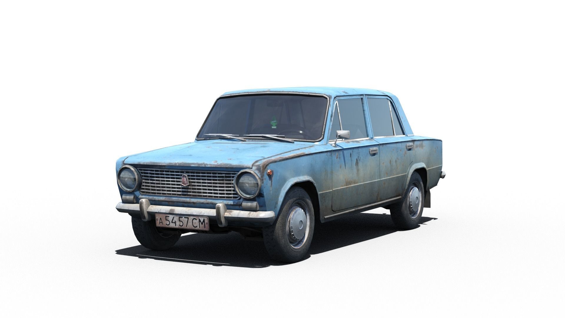 Pack of Ladas Low-poly 3D model_4