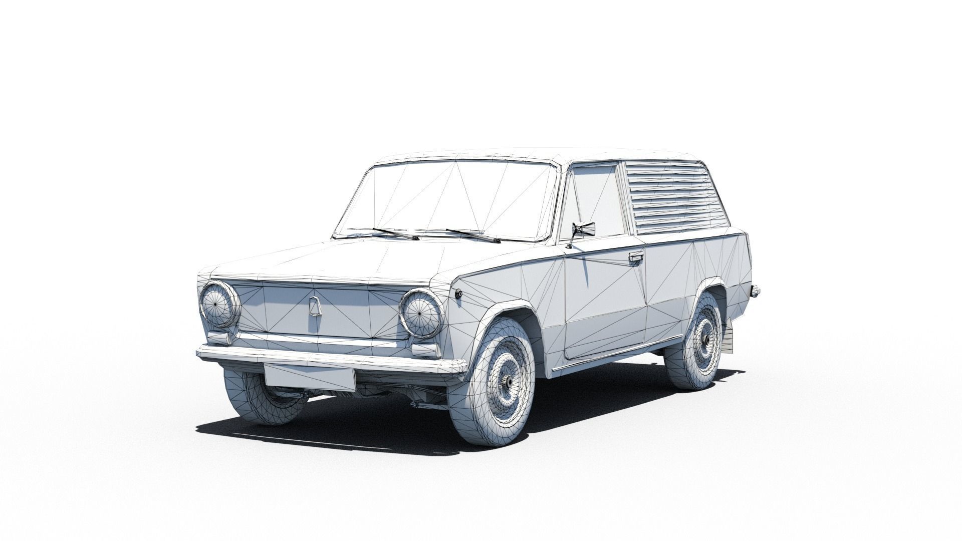 Pack of Ladas Low-poly 3D model_13