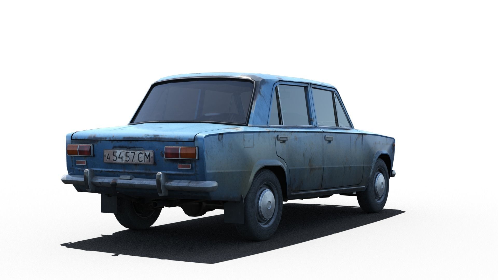 Pack of Ladas Low-poly 3D model_6