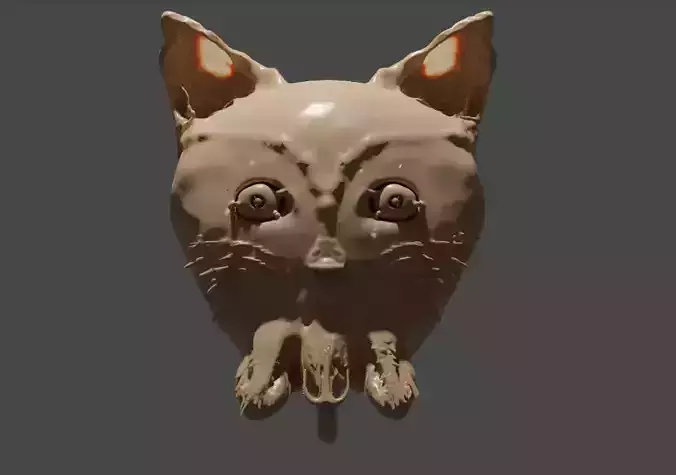 monster cat  3D model