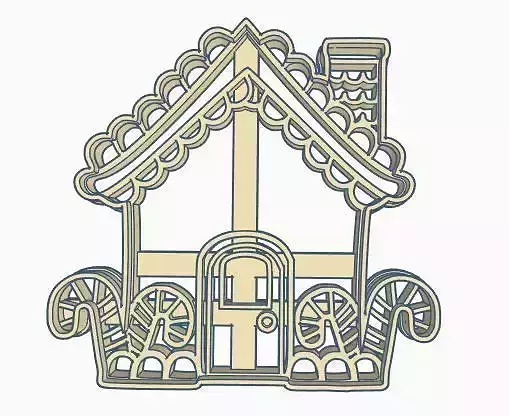 Candy House Cookie Cutter