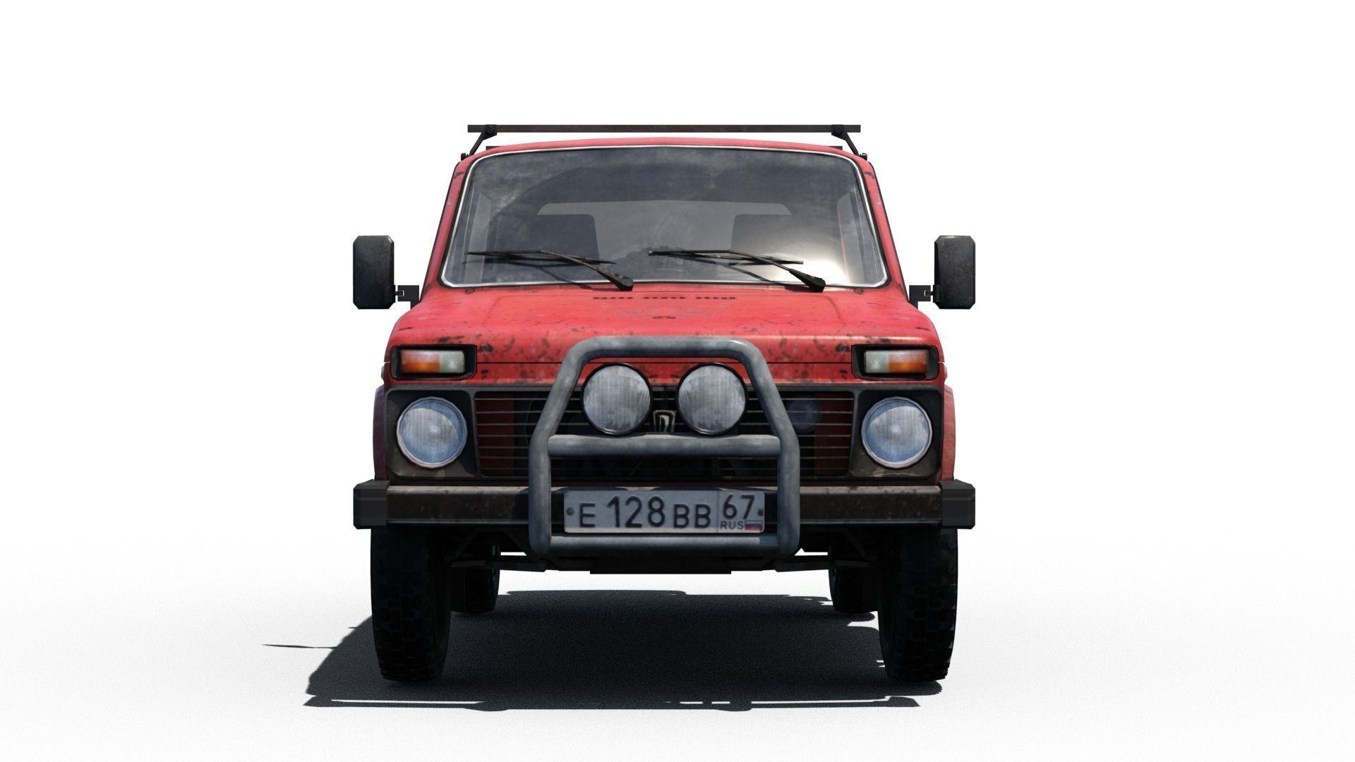 VAZ -2121 Niva 3D model_4