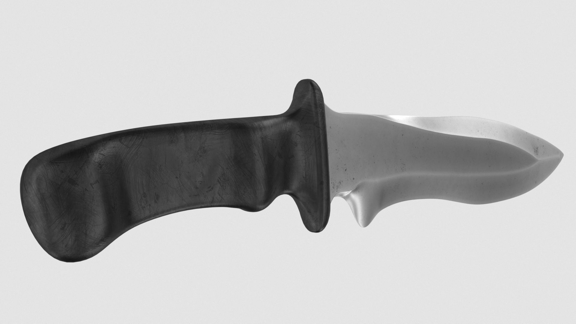 battle knife v2 3D model_4