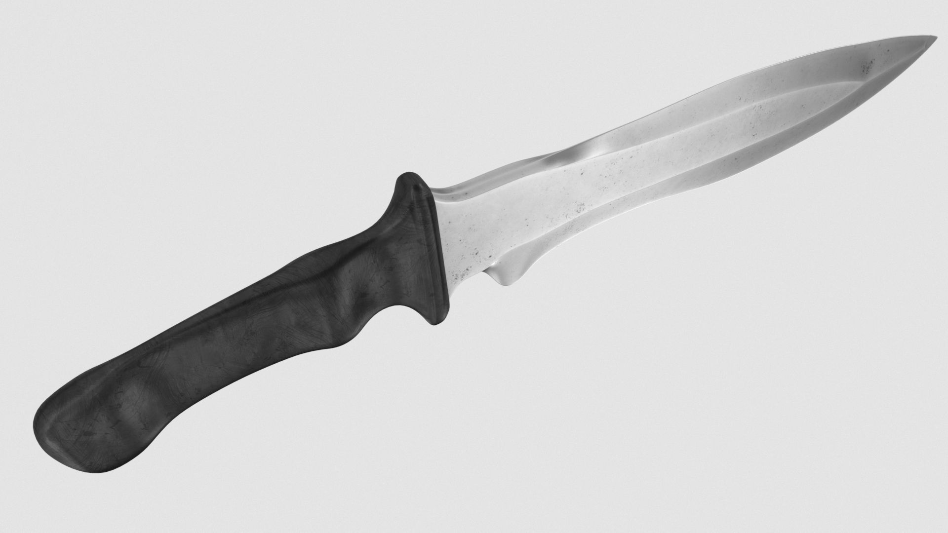 battle knife v2 3D model_5