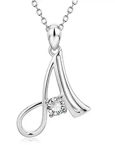 Alphabet A Necklace