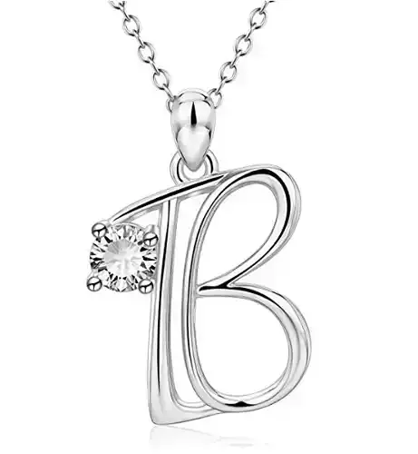 Alphabet B Necklace