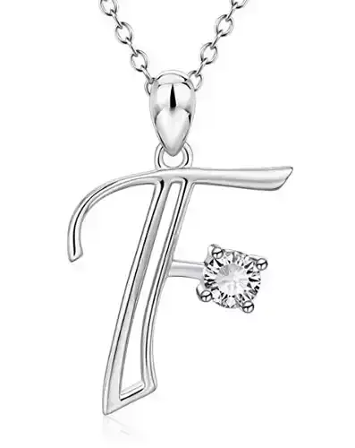 Alphabet F Necklace
