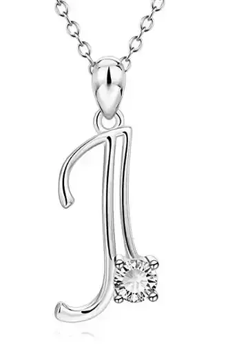 Alphabet J Necklace