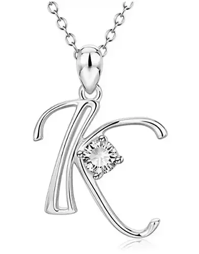 Alphabet K Necklace