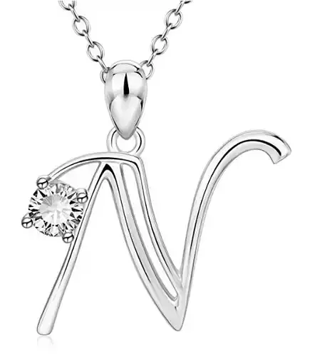 Alphabet N Necklace 3D print model